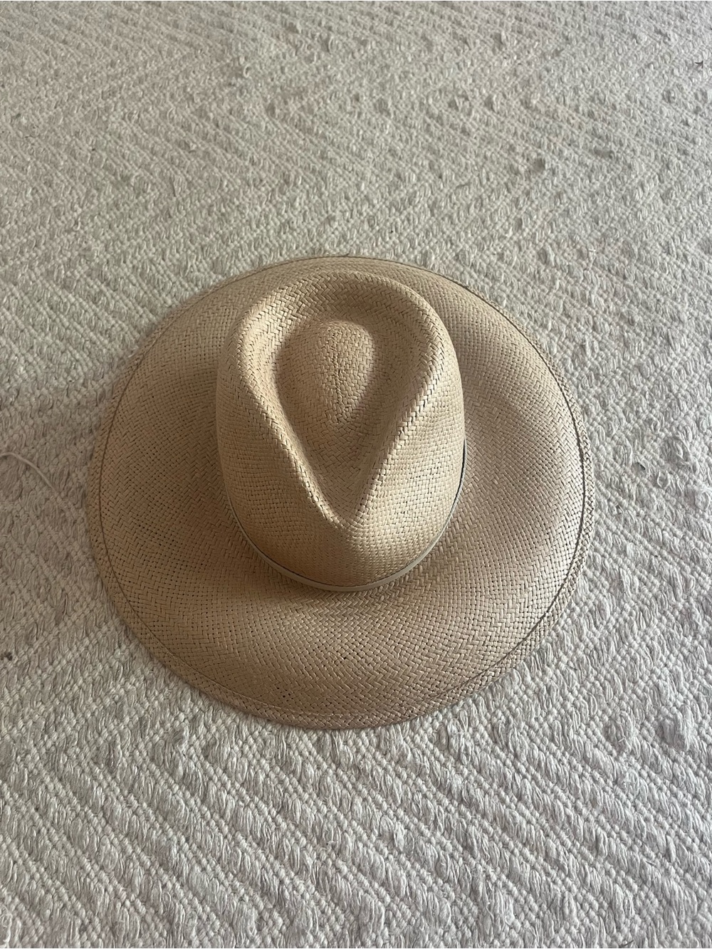 Janessa Leone Men's Straw Hat in Natural Beige